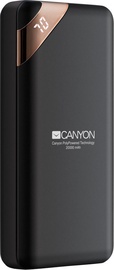 Canyon Compact Power Bank 20000mAh Black