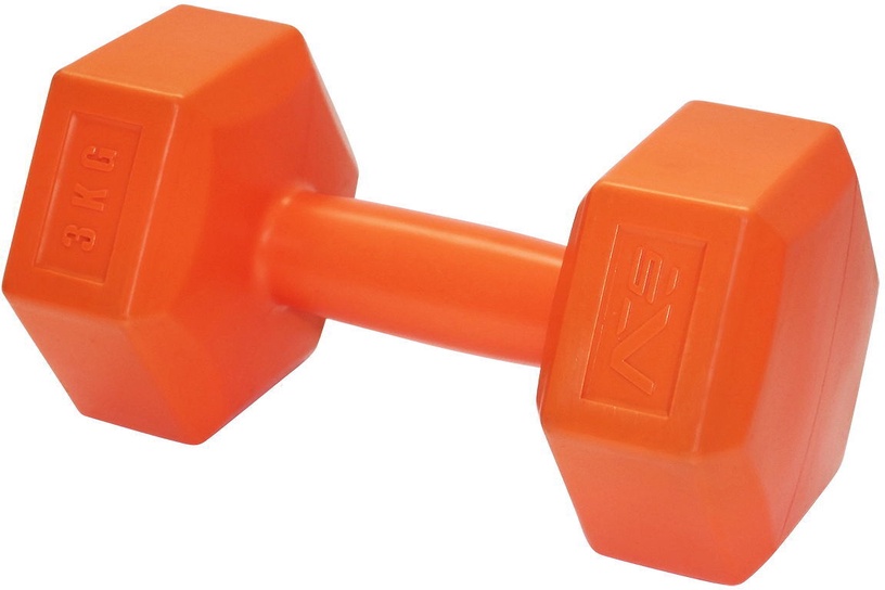 Hantele SportVida GYM & Fitness Comfort Dumbbell Set 2x3kg Orange