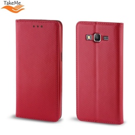 TakeMe Smart Magnetic Fix Book Case Xiaomi Redmi Note 7 / Note 7 Pro Red