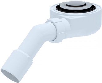 Ani Plast Click-Clack Siphon with Pipe White 40mm