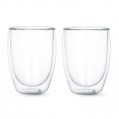 Dubultā stikla glāze Cappuccino Set, 2 gab., caurspīdīga, 350 l