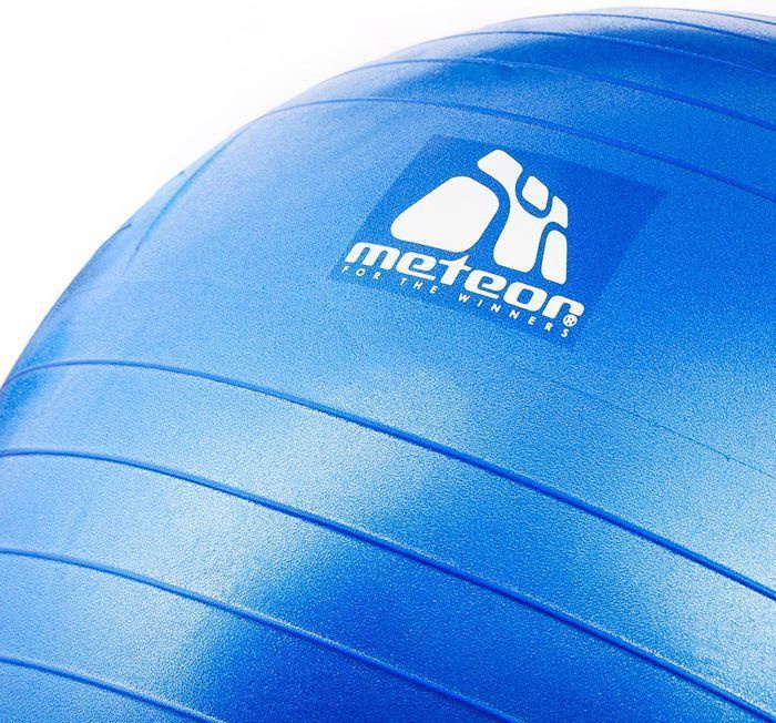 Гимнастический мяч Meteor, синий, 650 мм