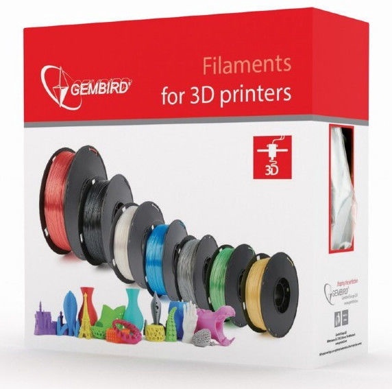 Расходные материалы для 3D принтера Gembird 3DP-PLA, 330 м, синий