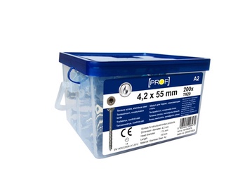 TERASSIKRUVI 4,2X55 A2 200TK