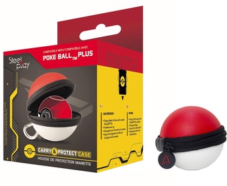Steel Play Poke Ball Plus Controller Carry and Protect Case