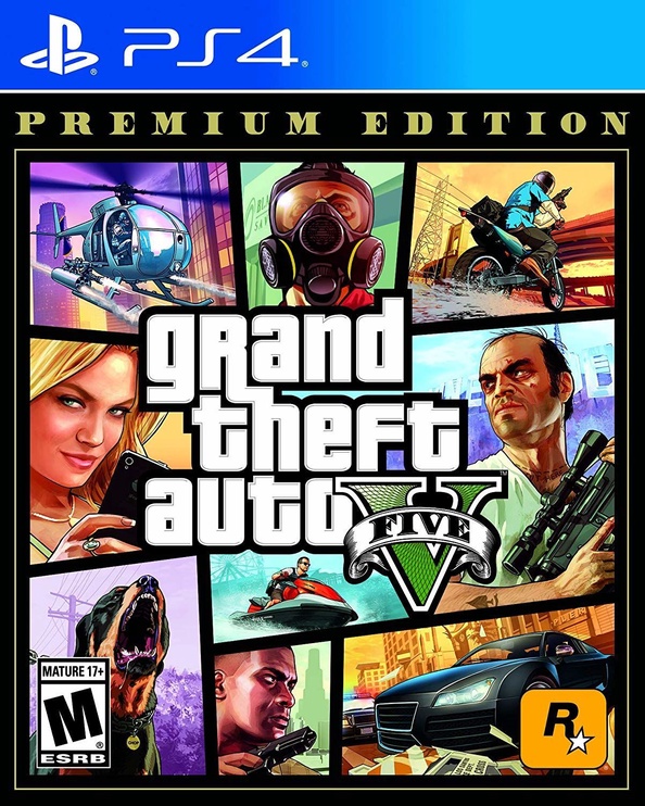 PlayStation 4 (PS4) mäng Rockstar Games Grand Theft Auto V Premium Edition