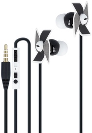 Ausinės Forever CM-130 In-Ear Earphones Black/White
