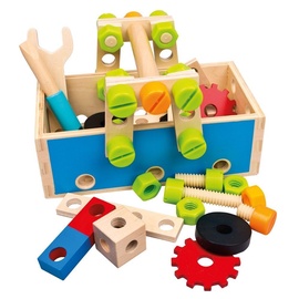Bino Wooden Tool Box Set