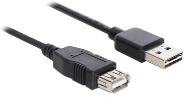 Juhe Delock Cable USB to USB Black 1 m