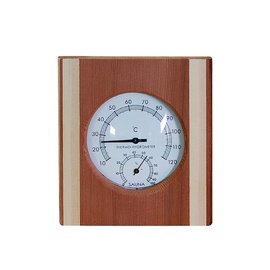 Воздушный термометр Flammifera AP-052BW Sauna Thermometer with Hygrometer