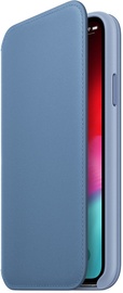 Apple Leather Folio Case For Apple iPhone XS Cornflower