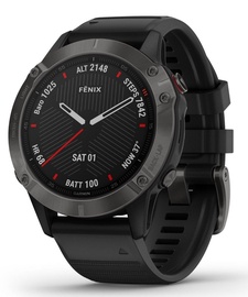 Умные часы Garmin Fenix 6 Ti, черный/серый