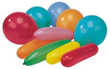 Pap Star Balloons 10pcs Multicolored