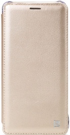Remax Pure Eco Leather Book Case For Samsung Galaxy Note 7 Gold