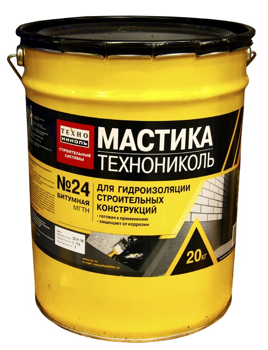 Bitumena Mastika Technonicol NR24, 20 Kg - Ksenukai.lv