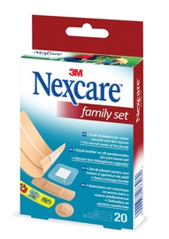 PLĀKSTERIS FAMILY CFK2X 20GAB (NEXCARE)