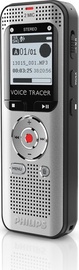 Diktofons Philips DVT2000, sudraba/melna, 4 GB