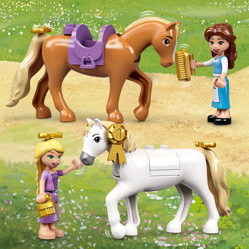 Konstruktor LEGO® | Disney Princess™ Bella ja Rapuntsli kuninglikud tallid 43195, 239 tk