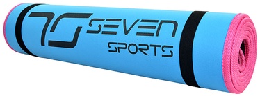 7Sports Exercise Mat 180x60x0.6cm Blue/Pink