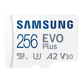Карта памяти Samsung MICRO SDXC C10 EVO+, 256 GB
