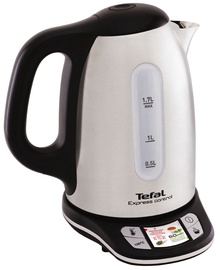 Elektriline veekeetja Tefal Express Control KI240D30, 1.7 l, must/roostevaba teras