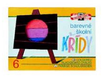 Koh-I-Noor Hardtmuth Coloured Blackboard Chalks 6pcs