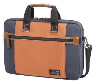 Samsonite Sideways Laptop 15.6 Bag Blue/Orange