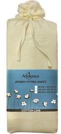 Palags Ardenza Jersey, bēša, 90x200 cm, ar gumiju