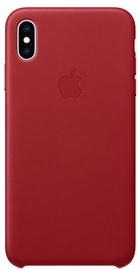 Apple Leather Back Case For Apple iPhone XS Max Product Red
