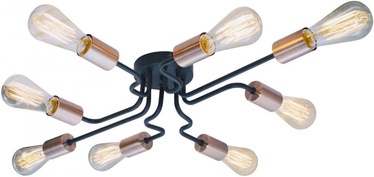 Candellux Herpe 38-66954 Ceiling Lamp 8x60W E27 Black/Copper