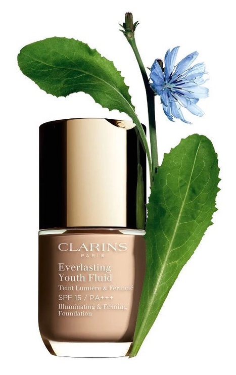 Tonuojantis kremas Clarins Everlasting Youth Fluid SPF15 110 Honey, 30 ml