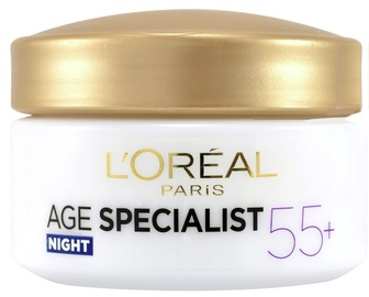 Sejas krēms L´Oreal Paris Age Specialist 55+ Night Cream, 50 ml