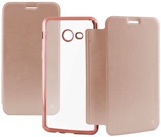 Ksix Metal Folio Cover For Samsung Galaxy J5 J530 Rose Gold