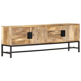 TV-laud VLX Solid Mango Wood 285863, pruun/must, 300 mm x 1400 mm x 500 mm