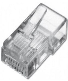 Аксессуары для сетевых продуктов Assmann Modular Plug CAT 5e RJ45, прозрачный