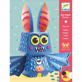 Djeco For Older Children Arty Paper Batmouss Paper Toy