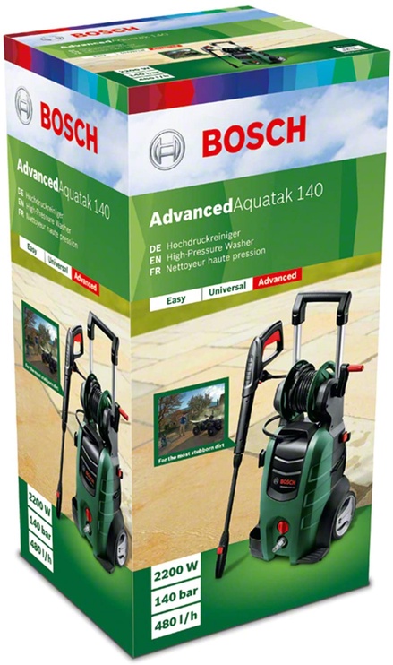 Мойка высокого давления Bosch Advanced Aquatak 140, 2300 Вт, 140 бар