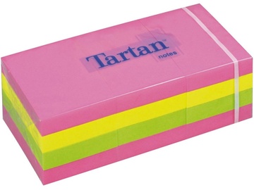 3M Tartan Sticky Notes 12x100pcs Neon Colors
