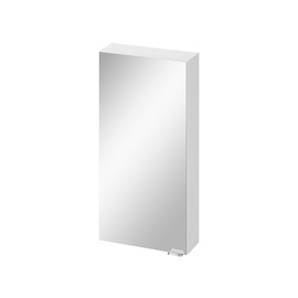 Piekarināms vannas istabas skapis ar spoguli Cersanit Medley, balta, 16 cm x 40 cm x 80 cm