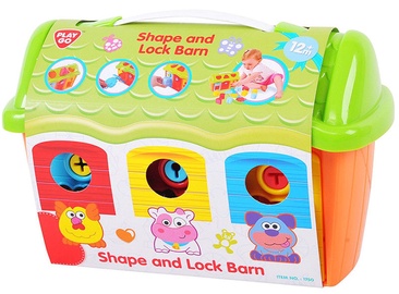 Lavinamasis žaislas PlayGo Shape & Lock Barn 1750/1751