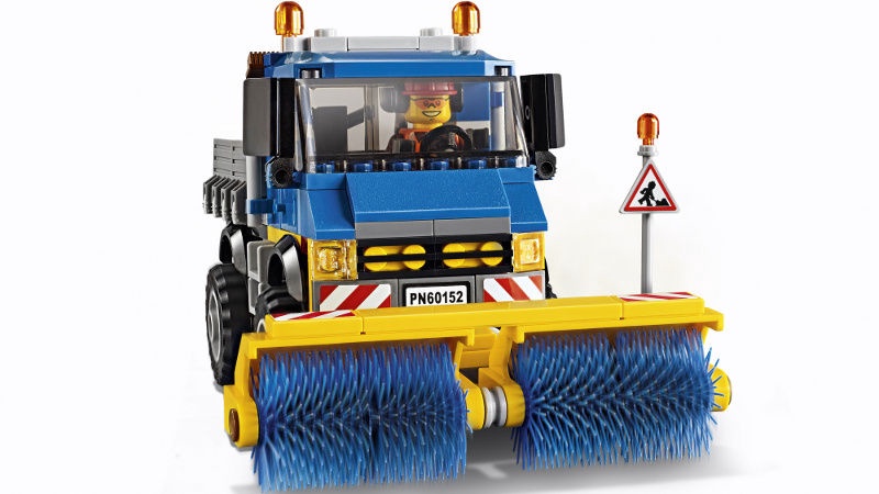 Lego city sweeper sales & excavator 60152