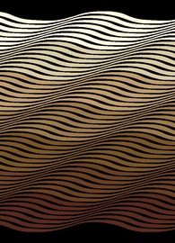 Ковер Alfa, коричневый/черный/песочный, 280x190 см