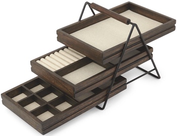Ehtekarp Umbra Terrace Jewelry Tray Black/Wood