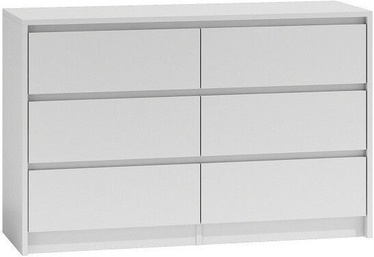 Top E Shop Karo K120 Chest of 6 Drawers White