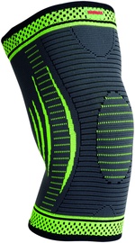 Mad Max 3D Compressive Knee Support Dark Grey/Neon Green L