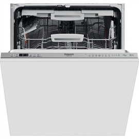 Iebūvējamā trauku mazgājamā mašīna Hotpoint Ariston HIC 3O33 WLEG, sudraba