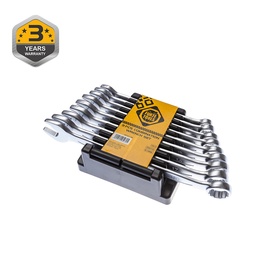 Kombinēto uzgriežņu atslēgu komplekts 11 gab. (Forte tools)