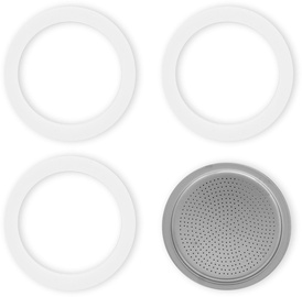 Bialetti 0800010 3 Gasket + 1 Filter Bialetti Moka Induction 6 Cups