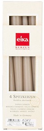 Eika Taper Candles 4pcs Beige
