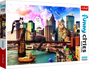 Пазл Trefl Cats In New York 10595, 48 см x 68 см